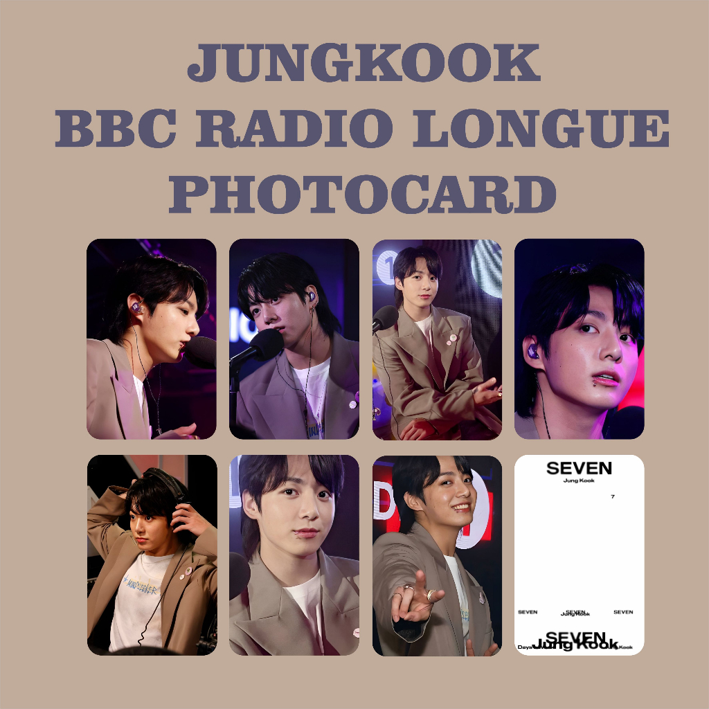 [KUKIRA] Photocard Jungkook In BBC Ra*io Longue