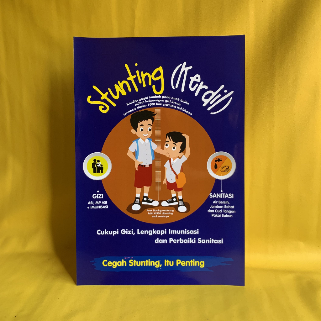 

Poster Stunting | Poster Stunting Kerdil Biru | Poster Anak Stunting Biru | Poster Kesehatan | Poster Sekolah