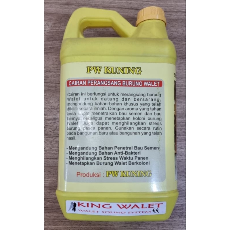Parfum Pemikat walet PW KUNING 5 liter