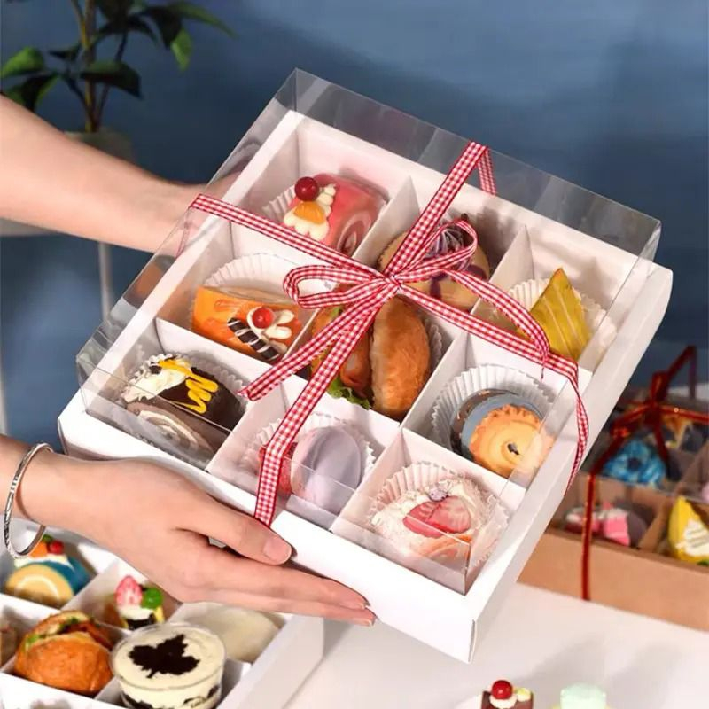 

Luxury gift cake box sekat 9 kotak