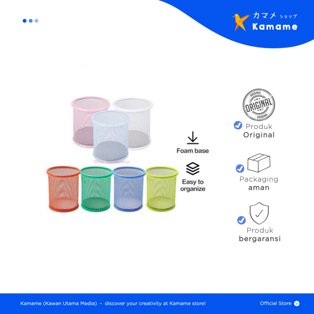 

Deli Pen Holder - Deli Tempat Pulpen Putih/Biru/Pink Dengan Berbagai Bentuk dengan Bahan Metal yang Awet 9153,9174,9172