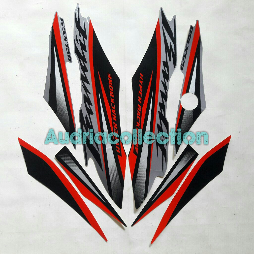 Stiker Striping motor suzuki gsx 150 bandit 2021 matte grey