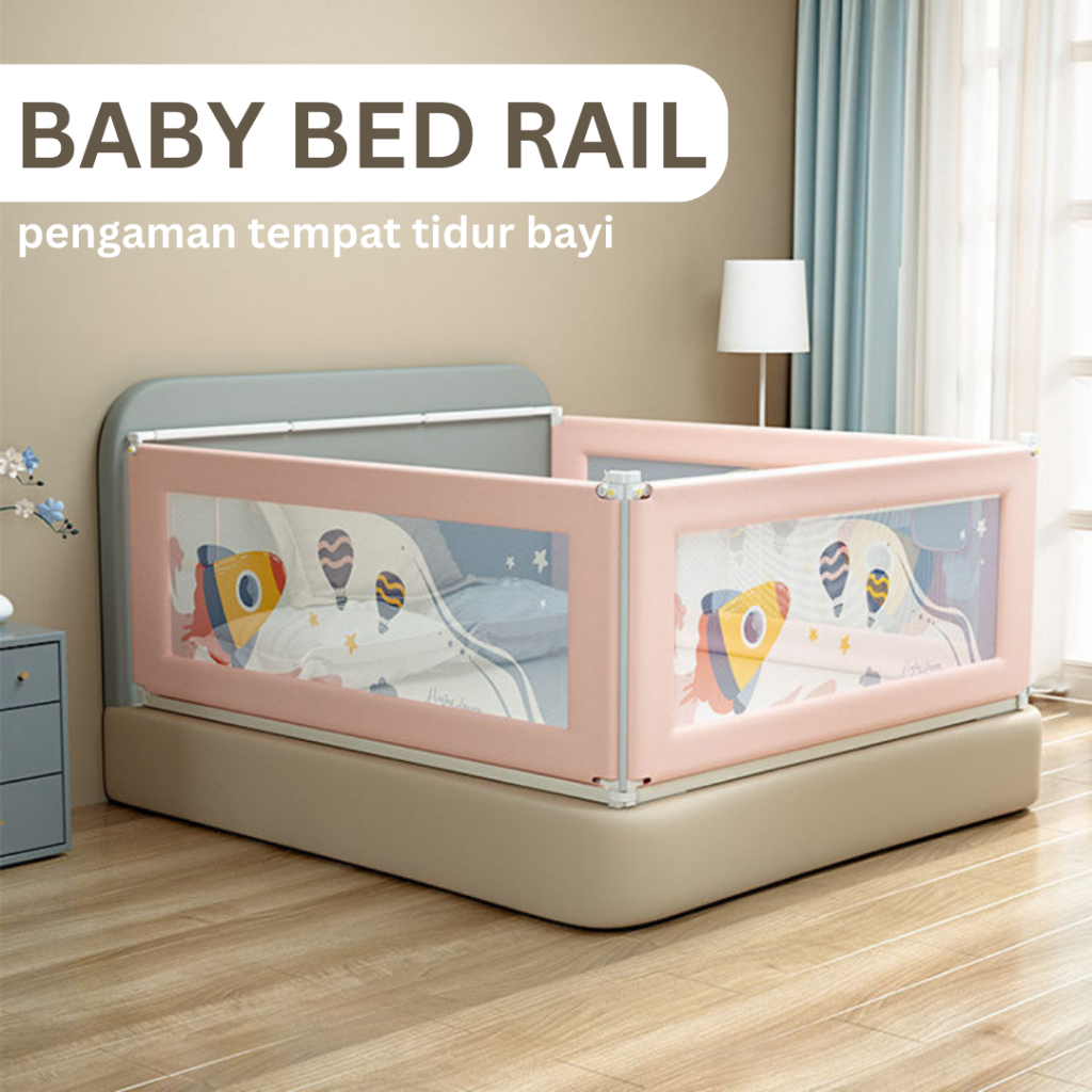 Baby Bedrail Bed Rail Pagar Pengaman Kasur Ranjang Bayi Pagar Tempat Tidur Untuk Anak Bed Safety Bed Rail