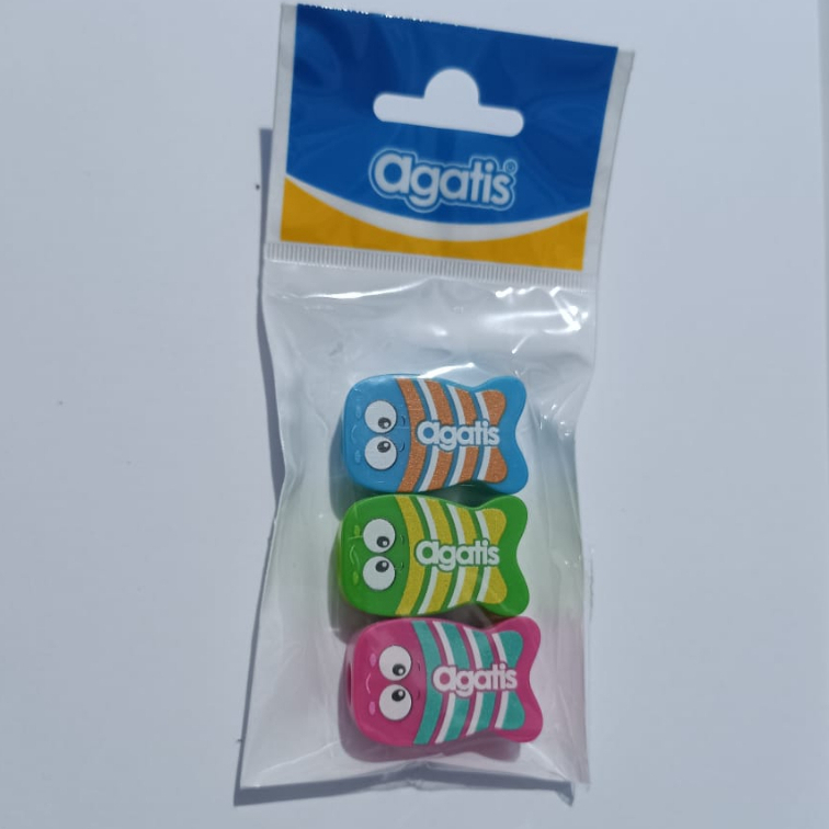 

AGATIS SHARPENER / RAUTAN AGATIS BENTUK FISH SET 3PCS