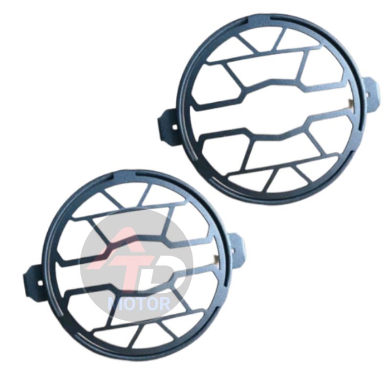 Cover lampu depan xsr155 besi / pelindung lampu depan xsr155 besi