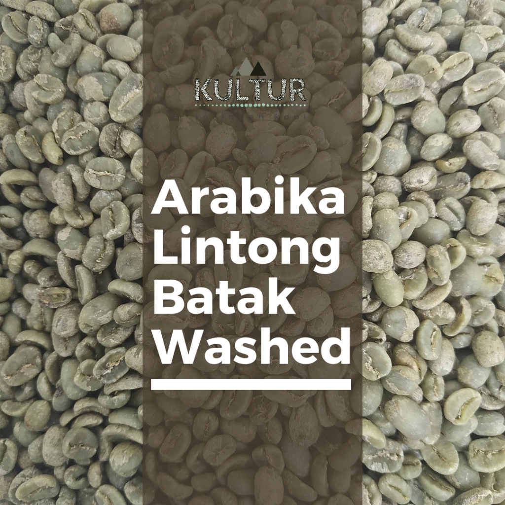 

GREEN BEAN ARABIKA LINTONG BATAK WASHED BIJI KOPI MENTAH NETTO 1 KG