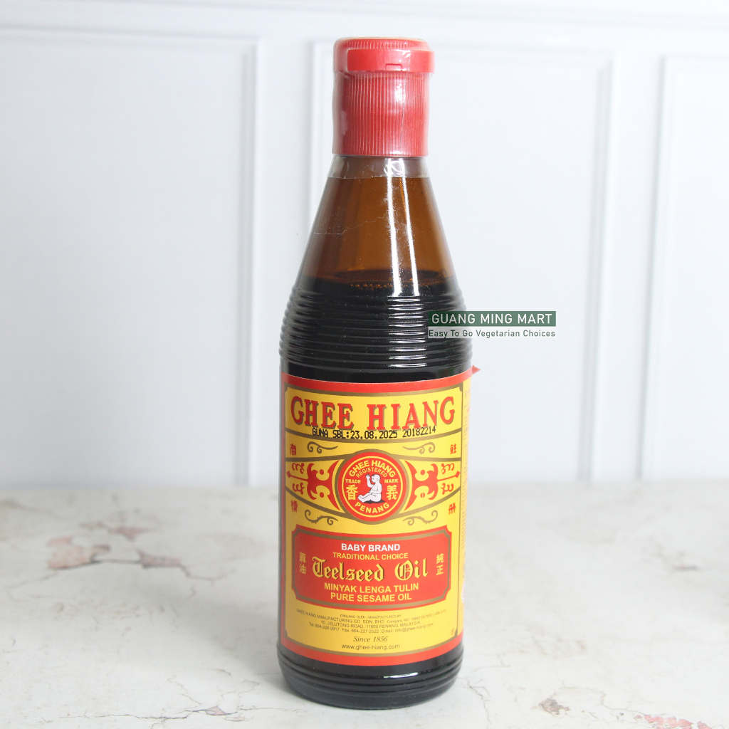 

GHEE HIANG Pure Sesame Oil 330ml - Minyak Wijen Lenga Tulin Cap Baby
