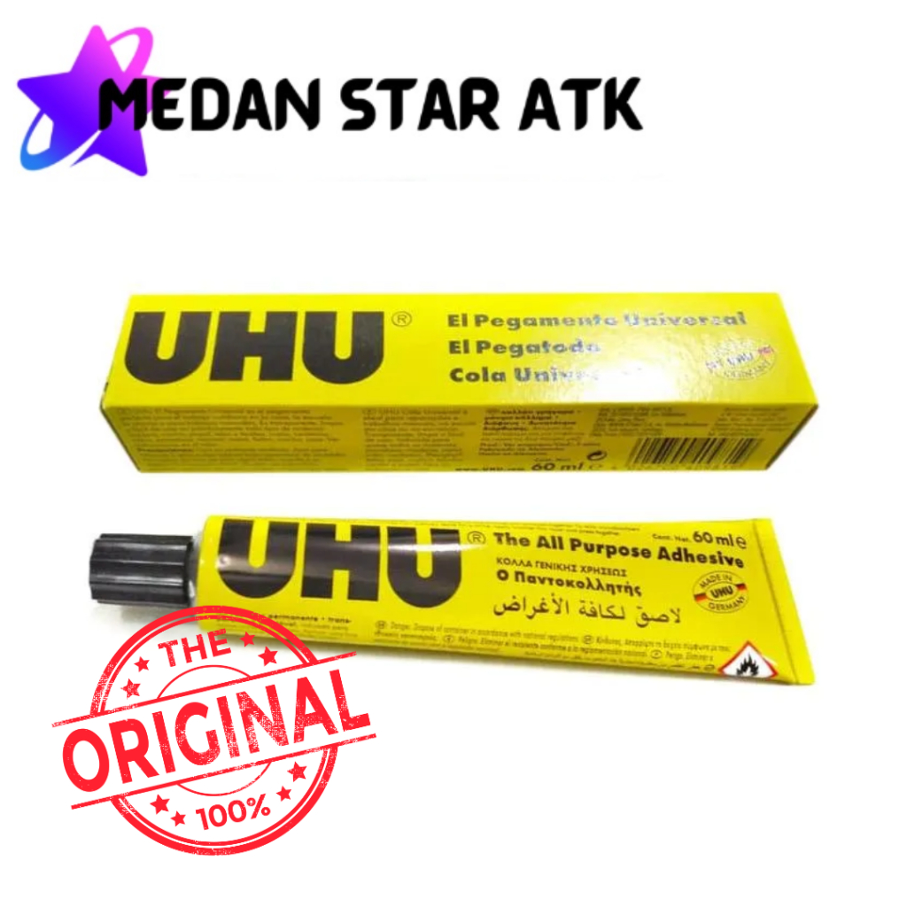 

( 20 ml )Real Pic Lem UHU Original ukuran Kecil