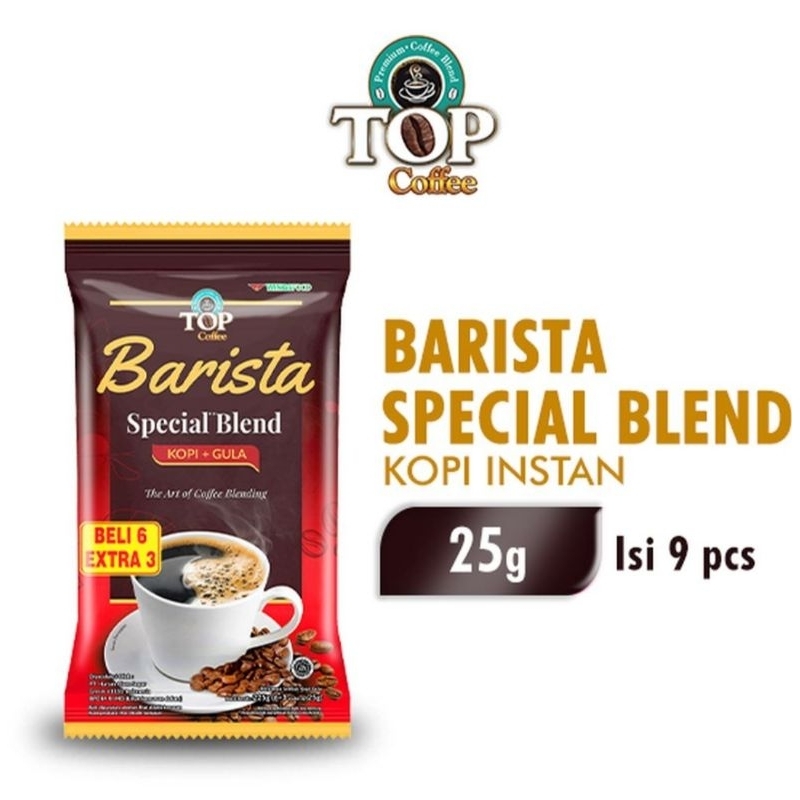 

Barista Top Kopi Gula 6 gratis 3 sachet