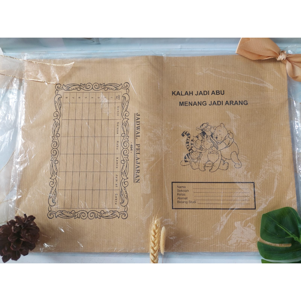

10 LEMBAR SAMPUL COKLAT BUKU TULIS SEKOLAH TERMURAH