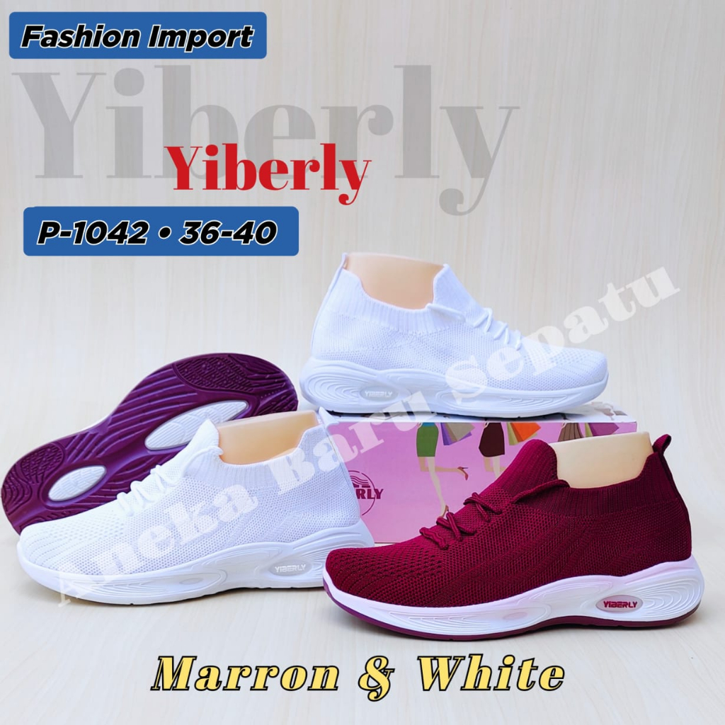 Sepatu Rajut Wanita Dewasa Model Tali Yiberly P-1042&xrx-15