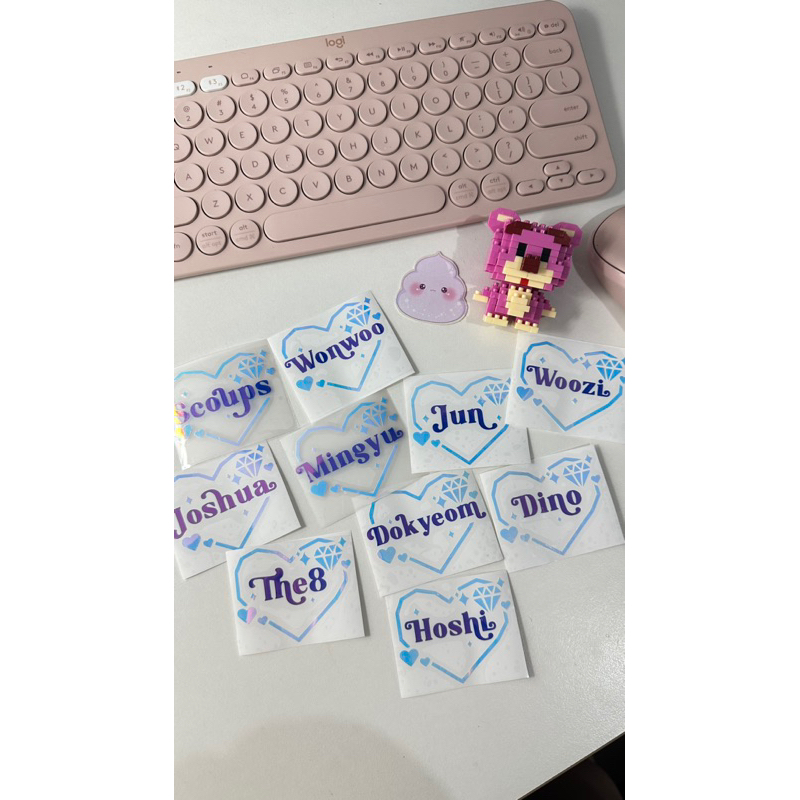 

Sticker Stiker Deco Caratbong Svt Carat Hologram