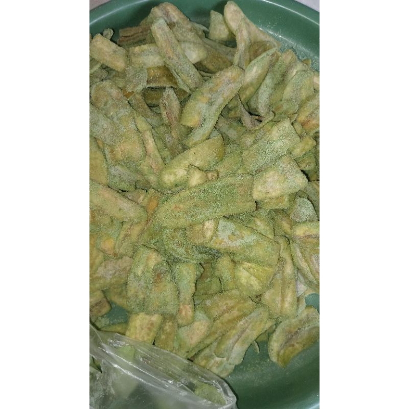 

kripik pisang rasa mathca/cemilan enak/cemilan viral