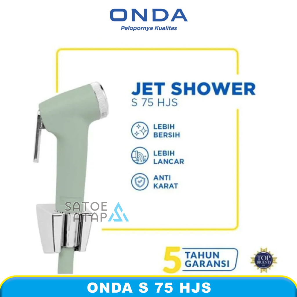 ONDA Jet Shower Kloset Bidet Jet Washer Hijau S 75 HJS