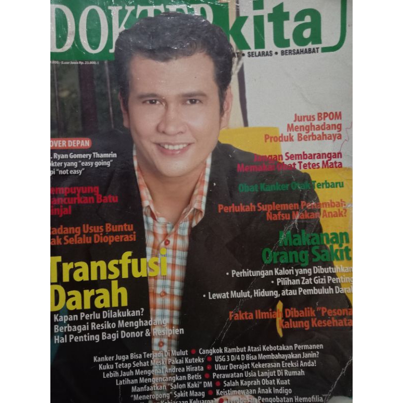 majalah bekas dokter kita healthylife fit