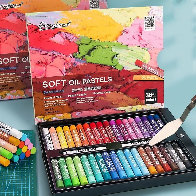 

Giorgione Crayon Artist Pastel / Soft Oil Pastel /12/24/36/48 Warna Colors G-OP