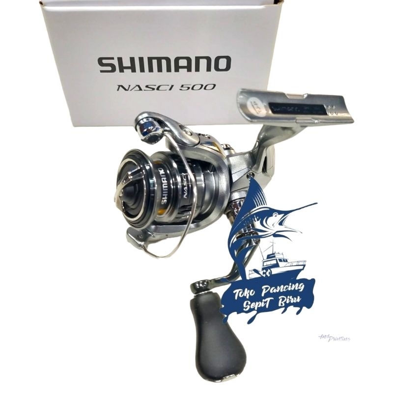 Reel Spinning SHIMANO NASCI 500 POWER HANDLE NEW 2021