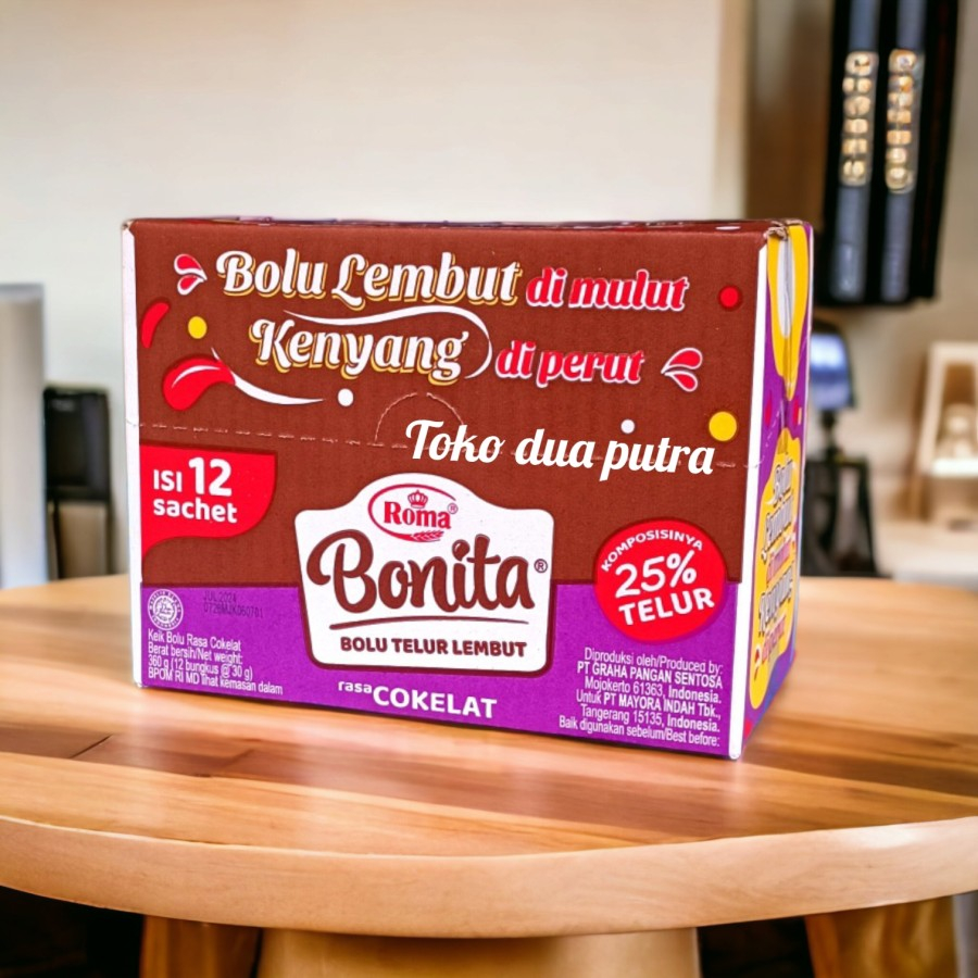 

Roma Bonita Bolu Coklat 12 pcs X 1 Box