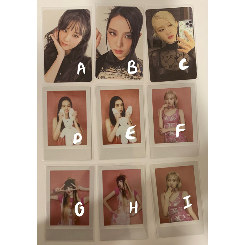 BLACKPINK BORN PINK PHOTOCARD