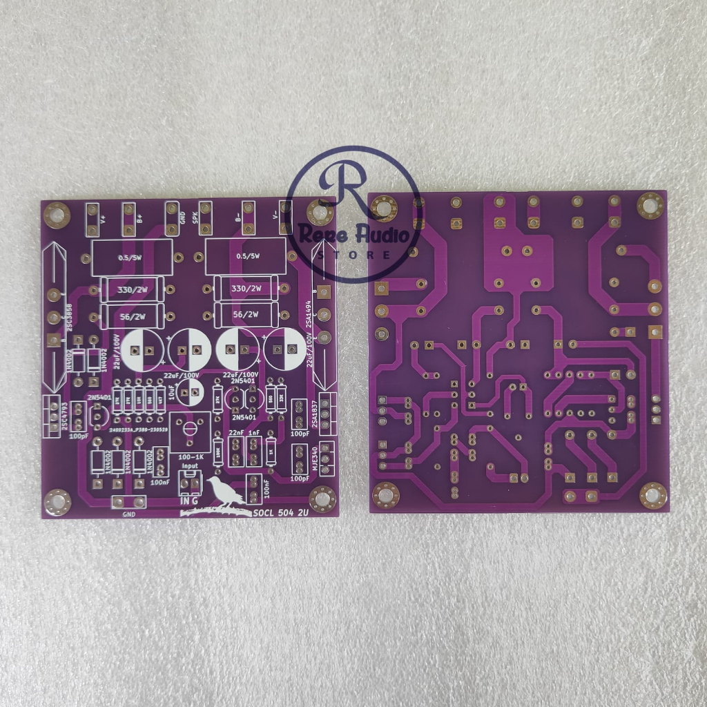 PCB SOCL 504 TEF 2U Double Layer FR4 Fiber