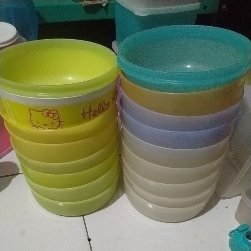 bowl tanpa tutup Tupperware second