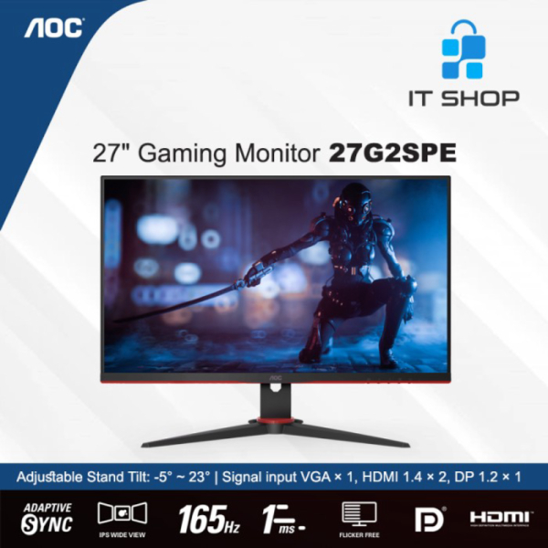 Unik AOC Monitor 27G2SPE AdaptiveSync Gaming Monitor Diskon