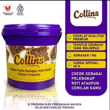 

Collins Pasta Dengan Malt Krispi Choco Crunchy 1 Kg