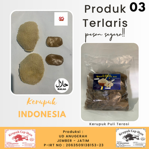 

Kerupuk Puli Oval Terasi (UDANUGERAH)