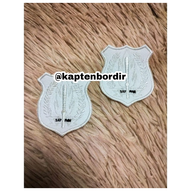 Patch bordir satpam,emblem logo satpam,bordir logo satpam