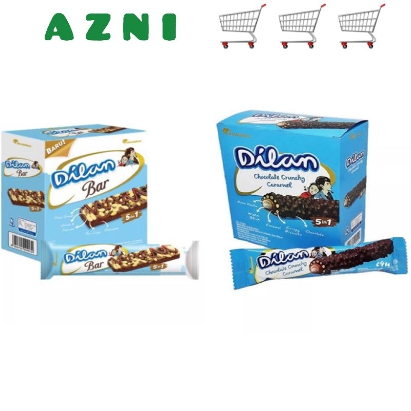 

Dilan Cokelat Crunchy Caramel dan Bar 12 Pcs 1 Box