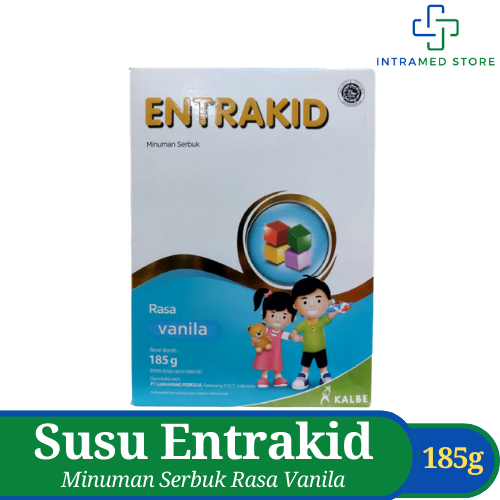 

Susu Entrakid Rasa Vanila 185 g | Minuman Serbuk | Susu Anak