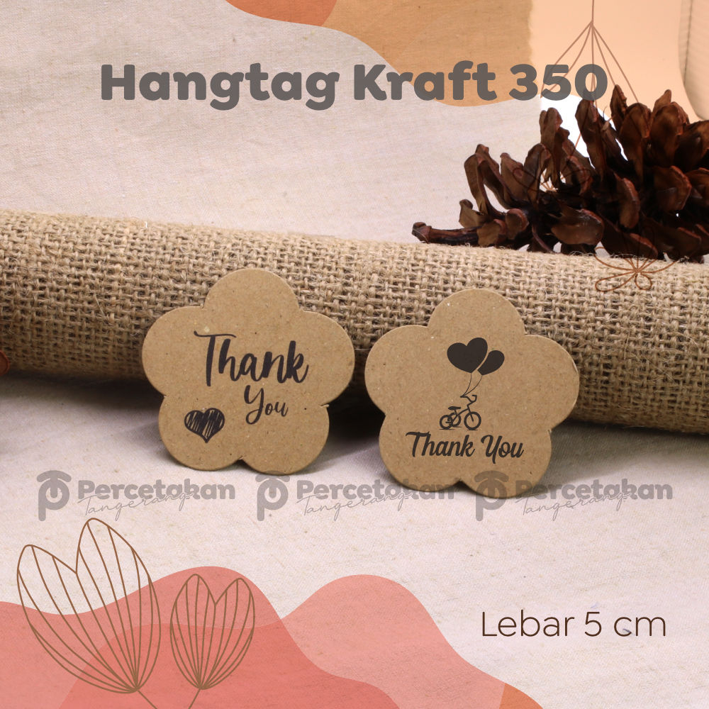 

Pricetag Thank You Bintang | Hangtag Thank You Unik | Tag Kraft Murah