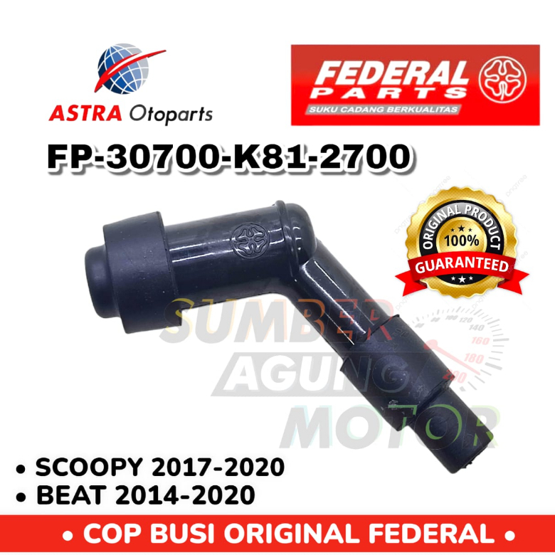 cop cangklong tutup busi HONDA BEAT ESP 2014-2020 SCOOPY ESP 2017-2020 FP-30700-K81-2700
