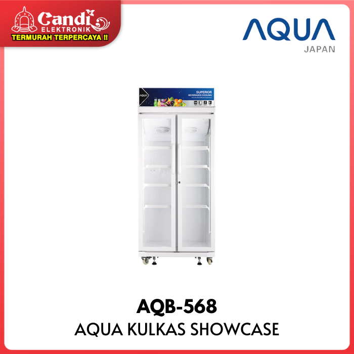 AQUA Kulkas Showcase 455 Liter AQB-568