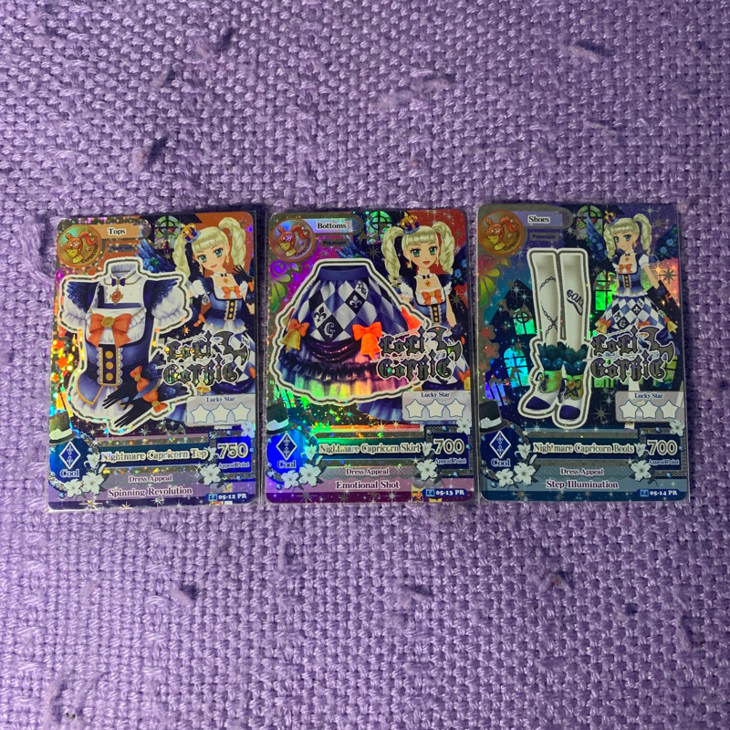 Aikatsu Set LoLi GoThiC Premium Capricorn Season 2 No Accesory