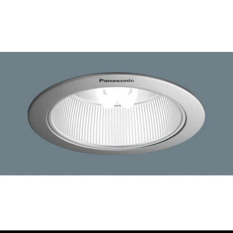 Panasonic Downlight 4 Inch Silver Frosted Reflektor Buffle NLP72353