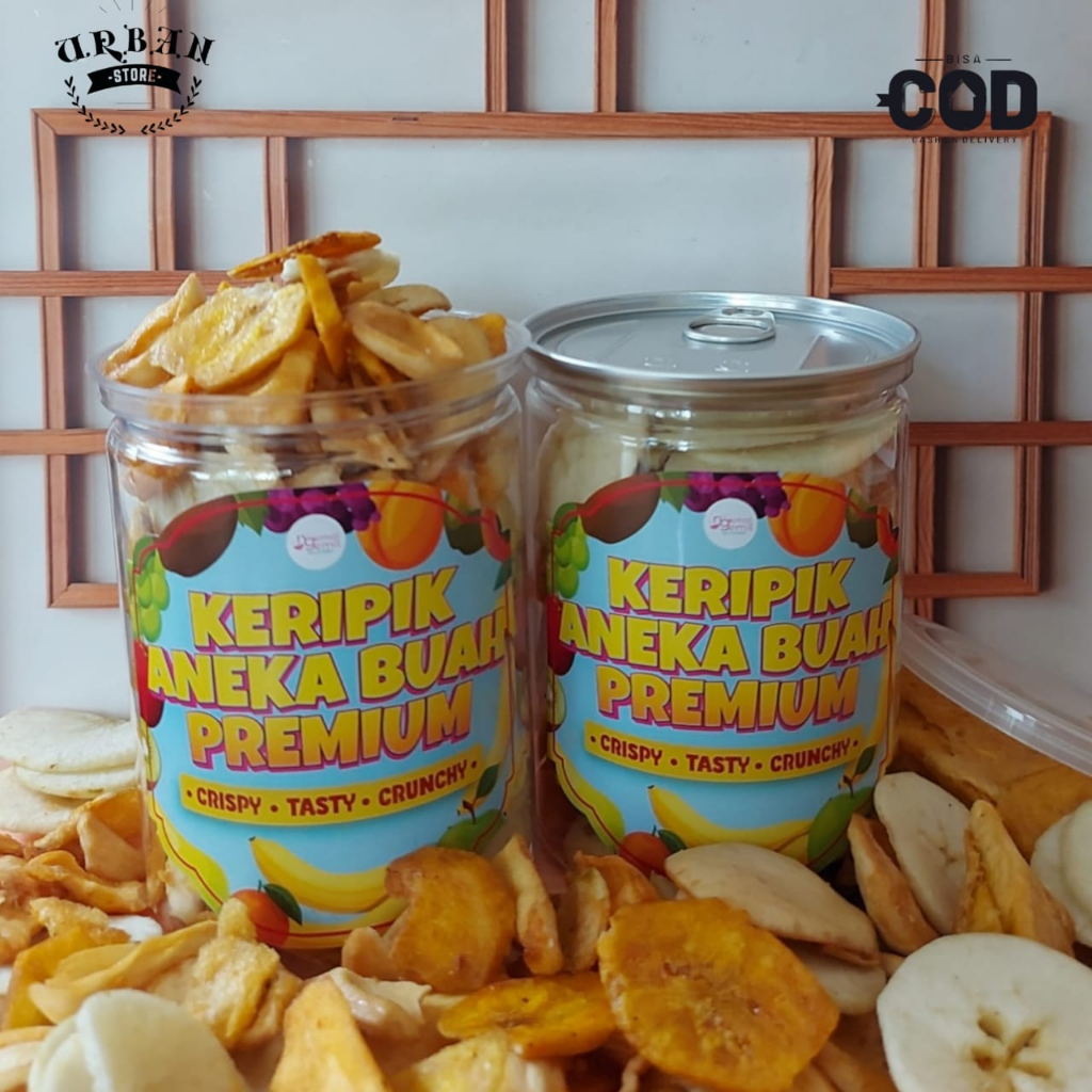 

Can Keripik Aneka Buah Mix Kualitas Premium