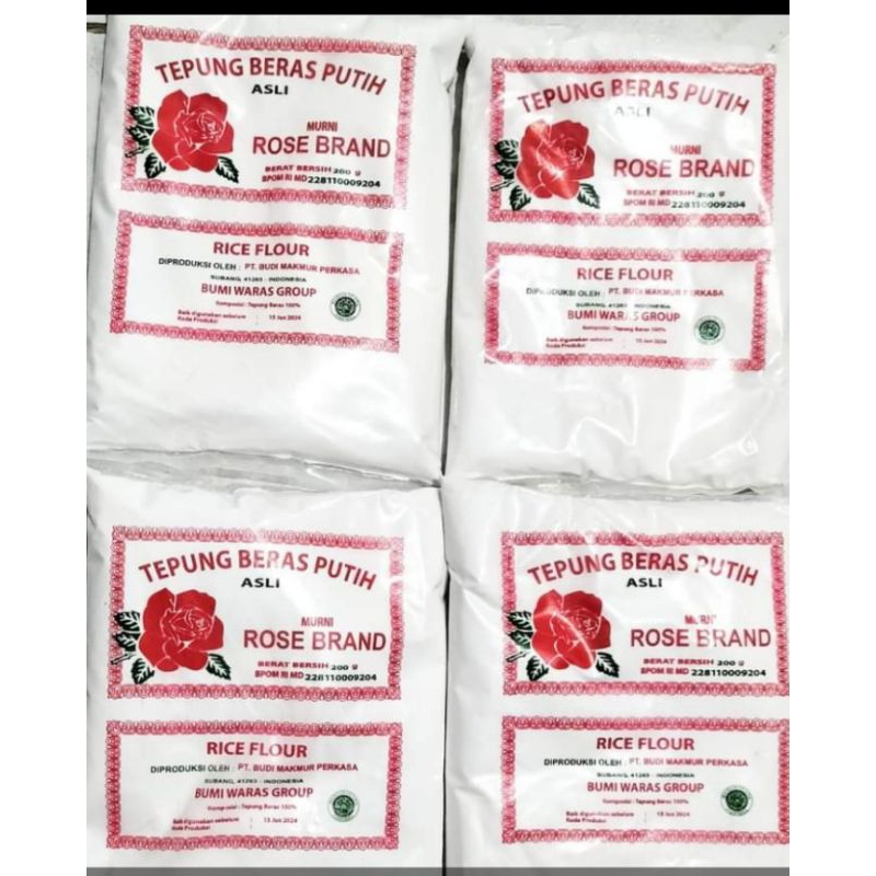 

Tepung Beras Rose Brand 220g