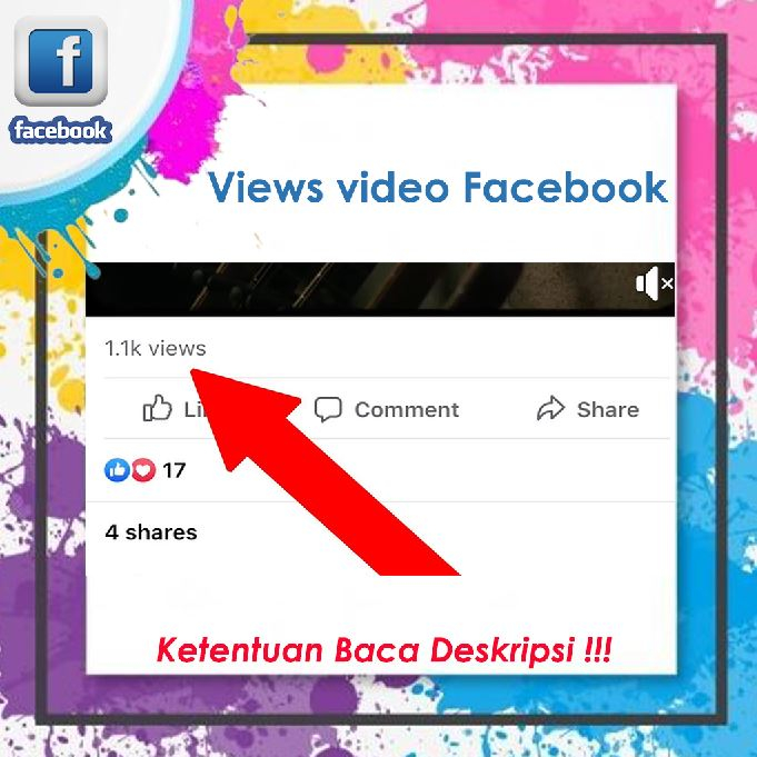 Cara meningkatkan views Facebook - view video FB