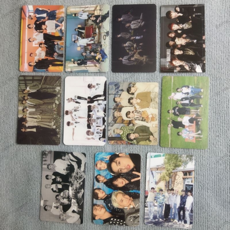 Photocard Grup BTS official Namjoon Seokjin YOONGI Suga Jhope Jimin Taehyung Jungkook In the soop Di