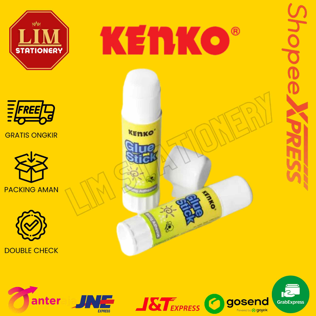 

Kenko - Lem Stik Anak 8GR / Glue Stick / Lem Stik Kenko (1BOX/30PCS)