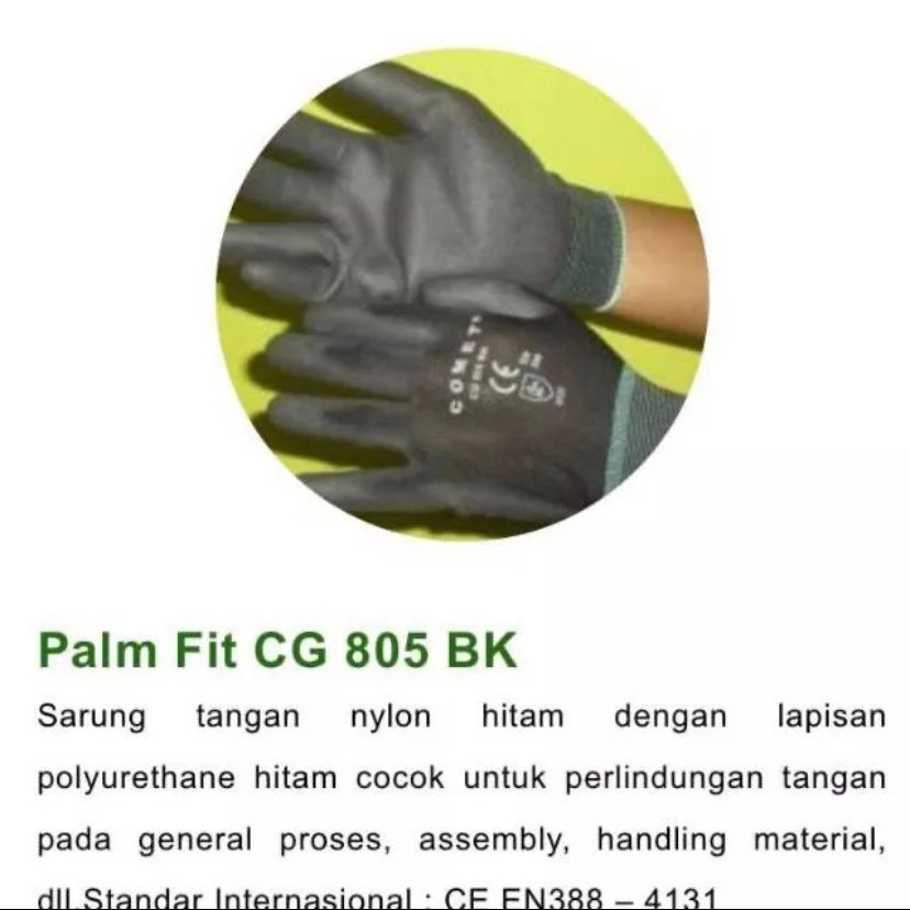 Sarung Tangan Comet CG 805 BK