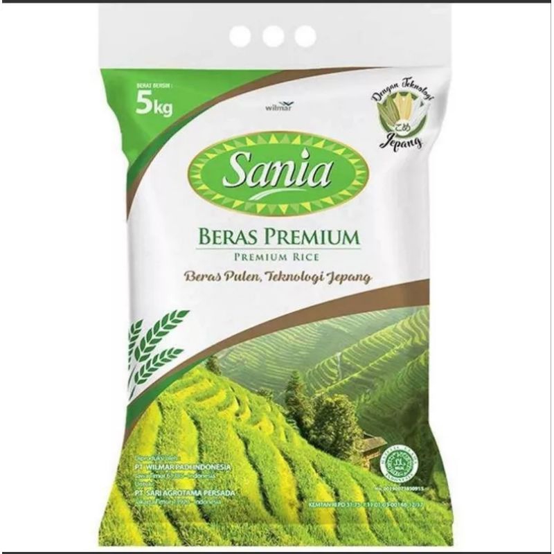 

Beras Sania 1Kg berlabel beras berkualitas REPACKGE dari Kemasan 5kg