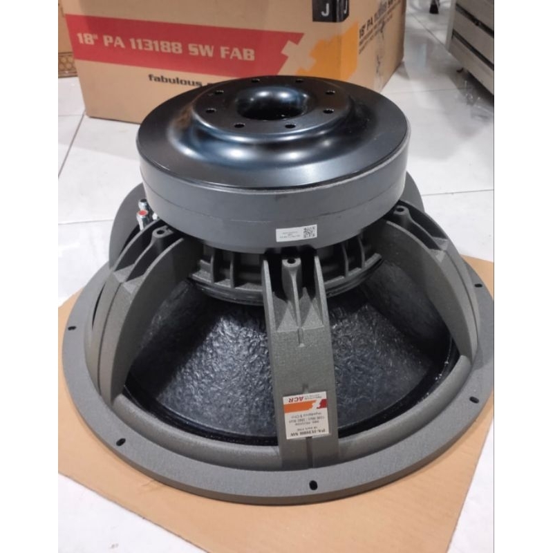 Speaker ACR Fabulous 113188 SW PA-113188 18 inchi Double Magnet Double Spider 3800 Watt Coil 4,5 inc