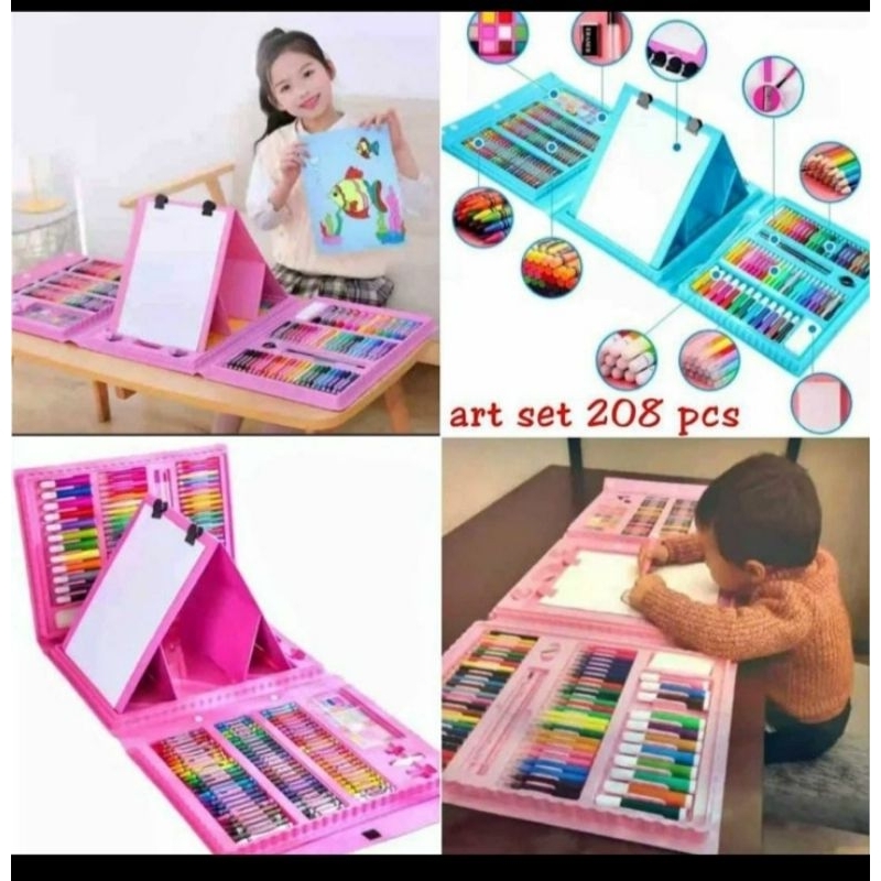 

CRAYON SET MEWARNAI 208 PCS