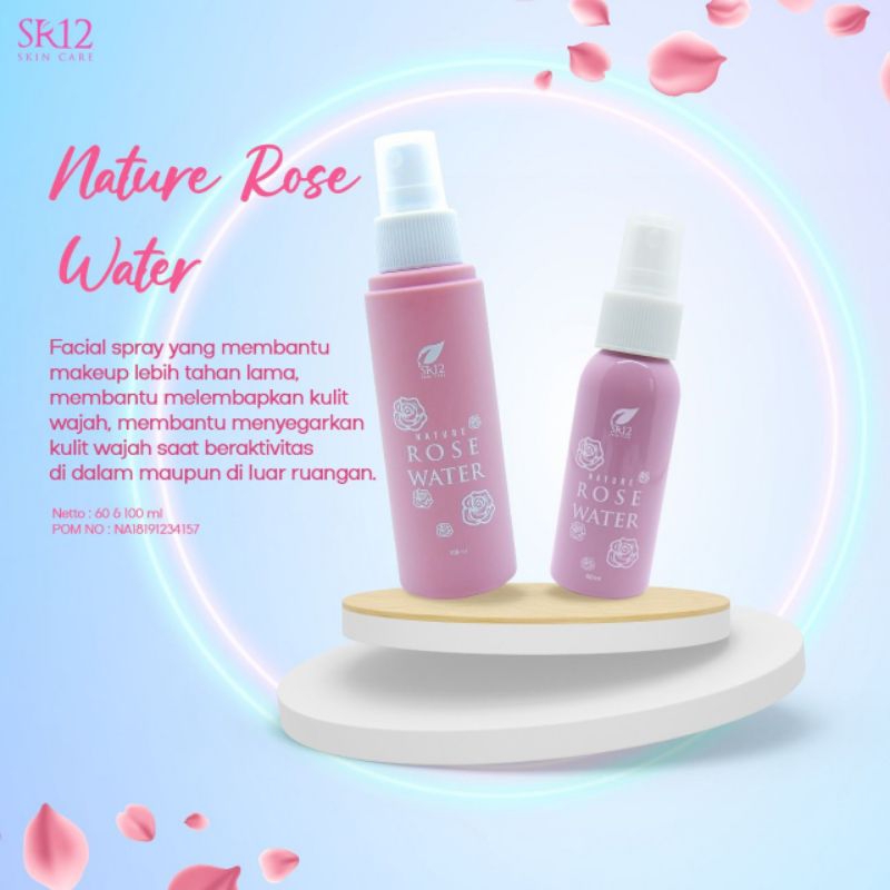 [Original] Nature rose water setting spray SR12 || setting spray SR12 Padang Sumbar || skincare SR12