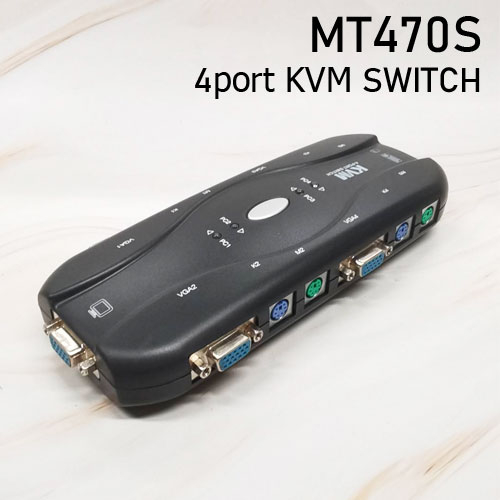 KVM 4 PORT KVM SWITCH VGA MT-470S