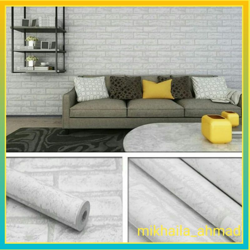 Walpaper Dinding Motif Bata Putih Wallpaper Batu Bata