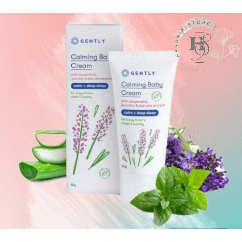 Gently Calming Baby Cream Pereda Kolik Sesak Nafas Perut Kembung Rewel Pada Bayi
