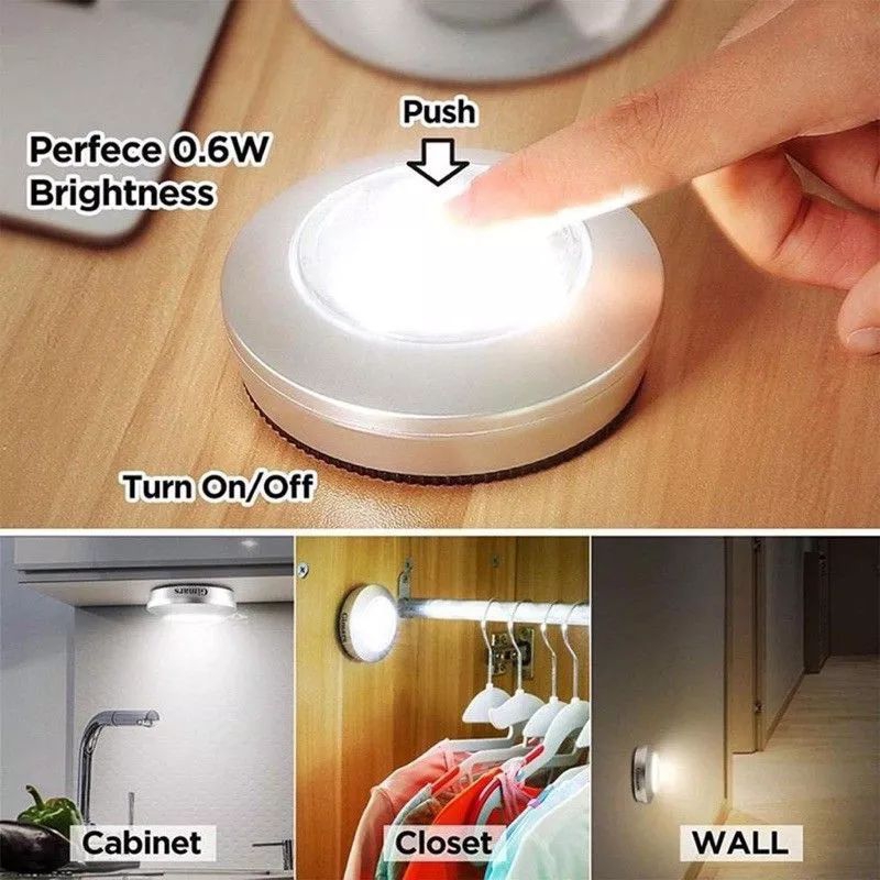 Emergency Lamp Led Stick N Click Stick Touch /Lampu Tempel Emergency Light Senter Stiker Lampu /Lamp